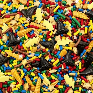 Wizard Party - Edible Candy Shapes Sprinkle Mix for Cakes, Cupcakes, Cookies, Baby, Wedding, Birthday, Party Favors, Decorations