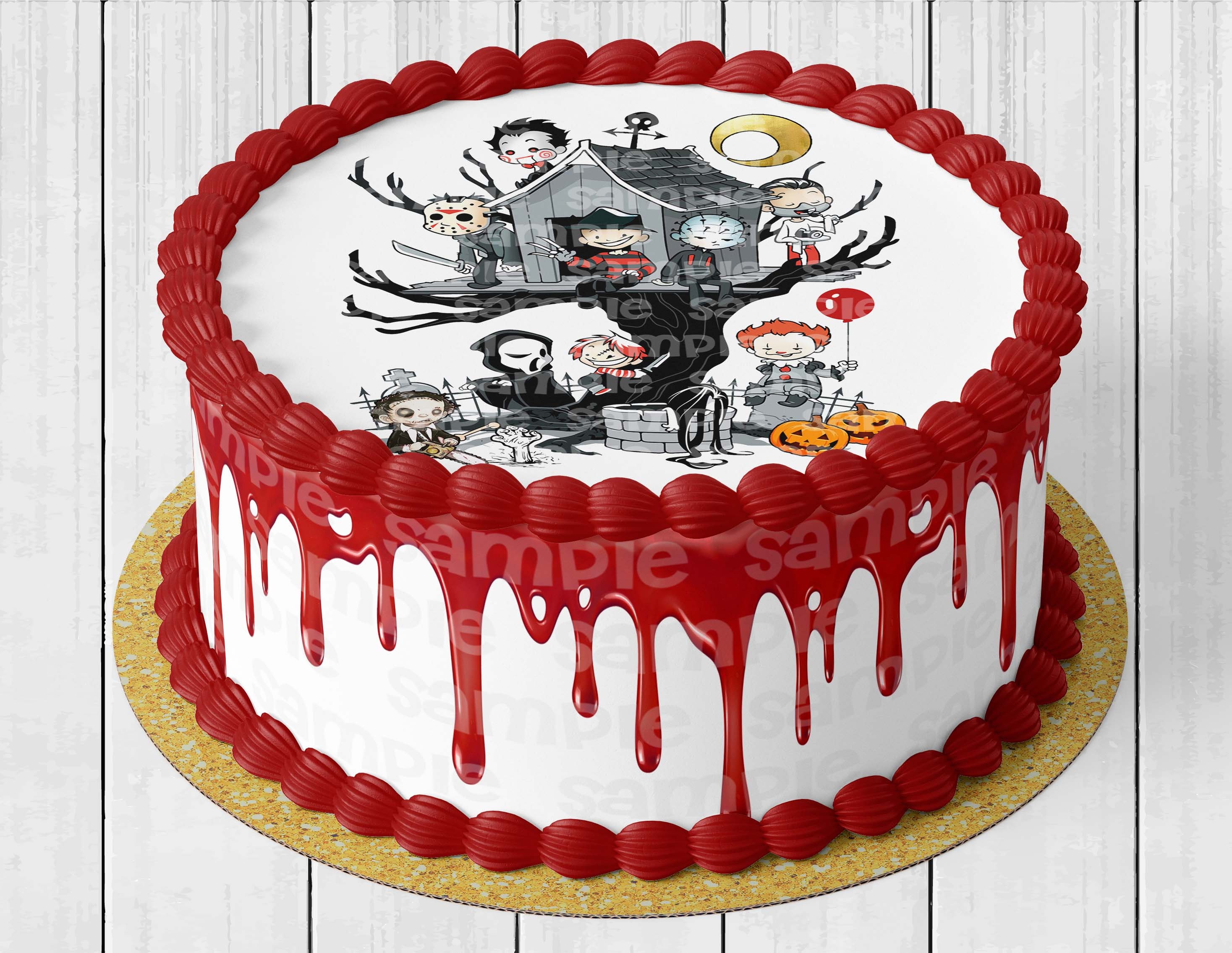 Jason Edible Image cake Topper Fast shipping!!!! Jason Edible Image cake Topper Fast shipping!!!!