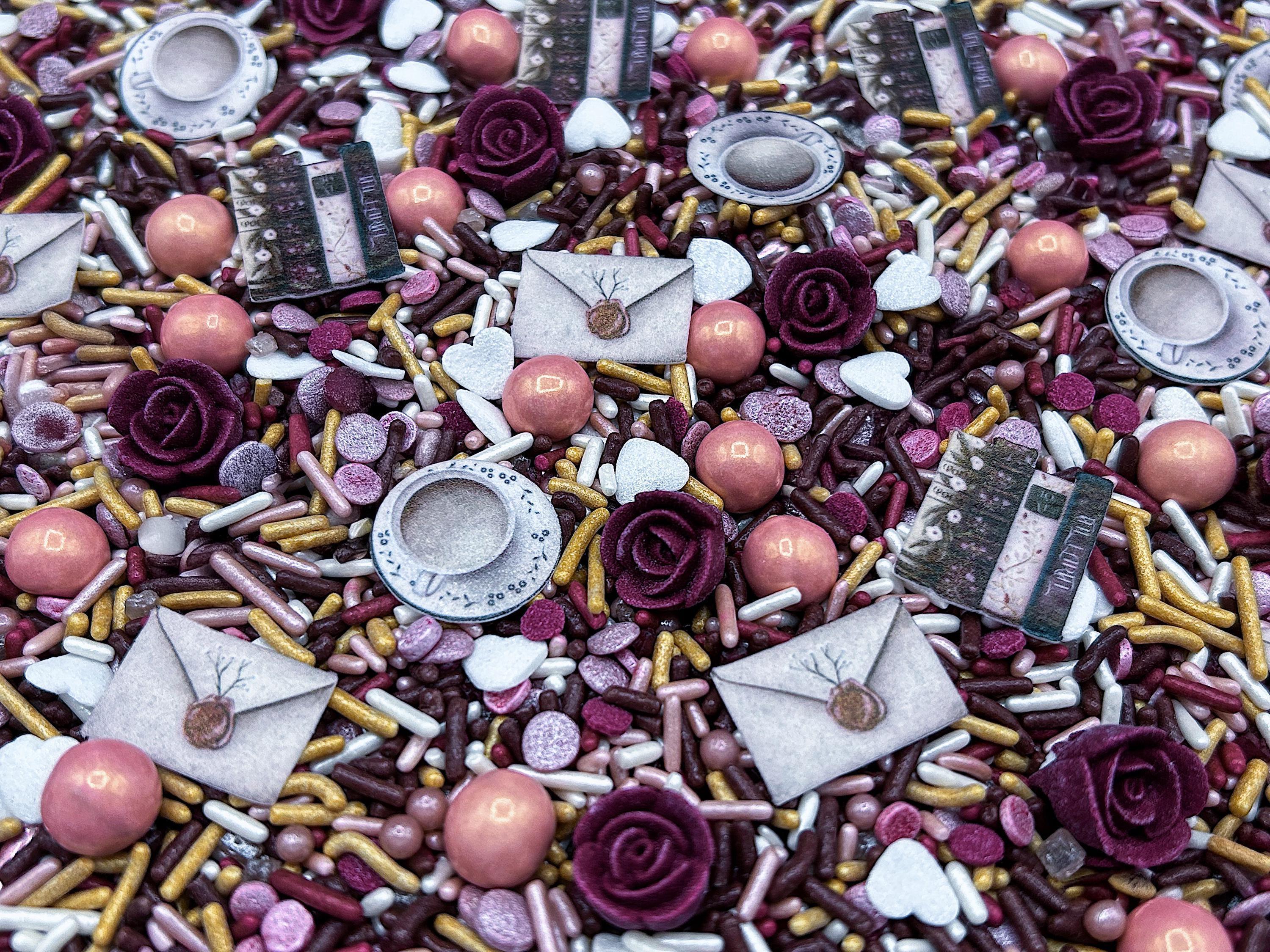 Book Smart Candy Sprinkle Mix: With Edible Wafer Images & Icing