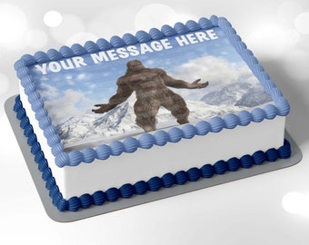 Big Foot Cake Topper - Etsy
