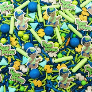 So Fresh - Edible Candy Sprinkle Mix (w/ wafer images) for Cakes, Cupcakes, Cookies, Baby, Birthday, Party Decoration