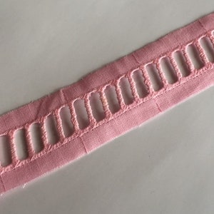 2 3 yards PINK Leiter Borte 25mm breit Besatz Kleider Oberteile Hosen Röcke Scrapbooking Cardmaking Hochzeit Nähen Bastelprojekte