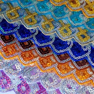 1 m 3 m Pailletten Spitzenborte 50 mm breit Scrapbooking Spitze Kartenherstellung Hochzeit Wohnkultur Nähen Handwerk Projekte