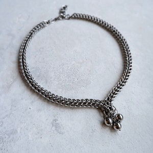 Handmade Stainless Steel Chainmail Choker: Modern Jewelry Gift