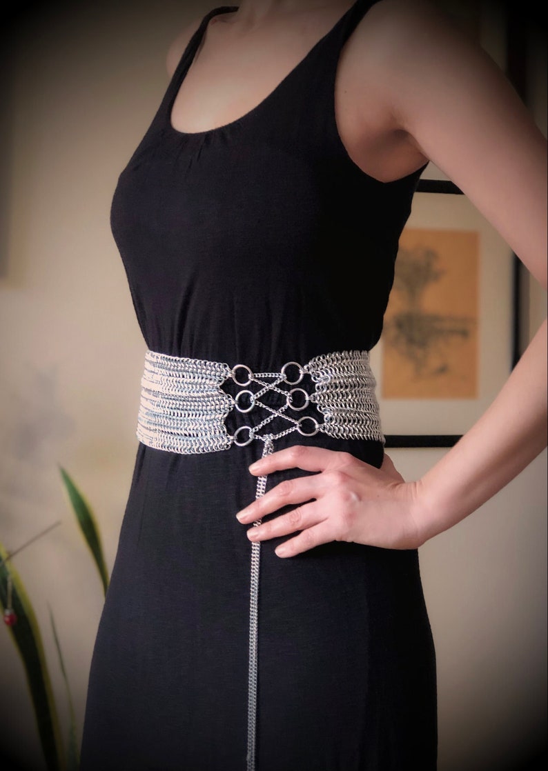 Medieval Style Chainmail Corset Belt Surprise Gift - Etsy