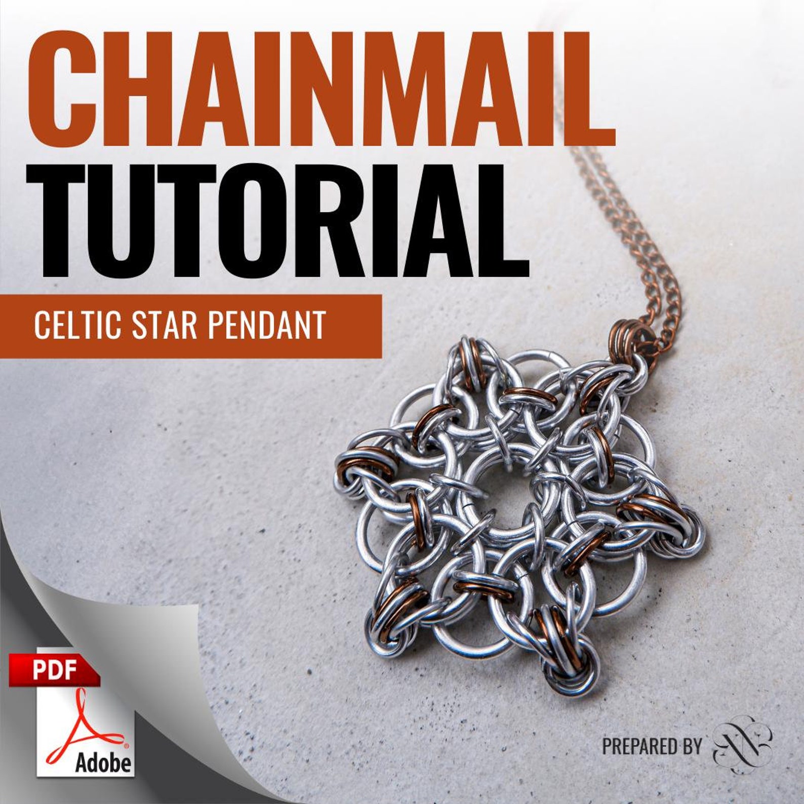 Chainmail Patterns Tutorial Chainmail Pattern - Celtic Star Pendant: Advanced PDF Tutorial Guide ...