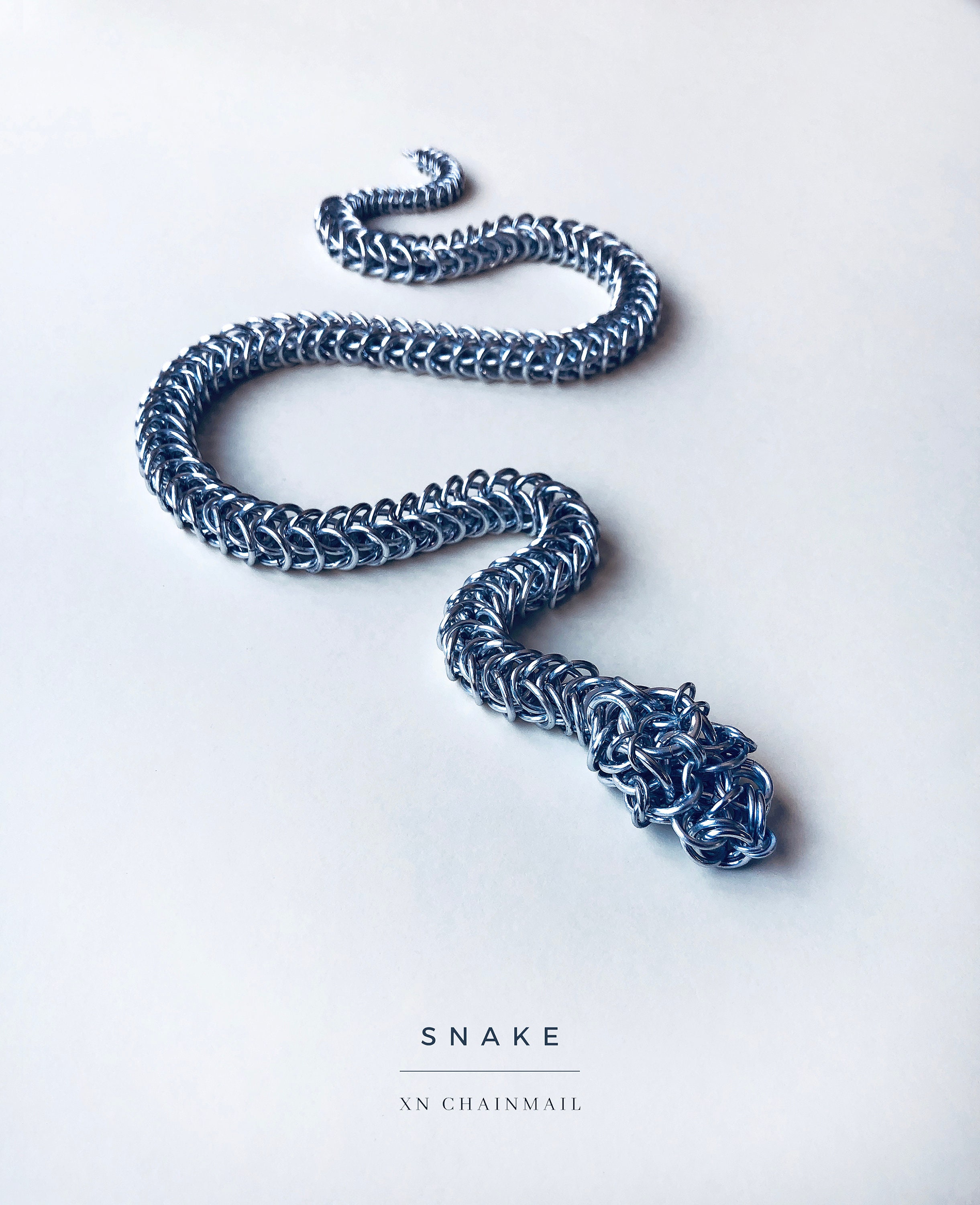Chainmail Snake - Etsy Singapore