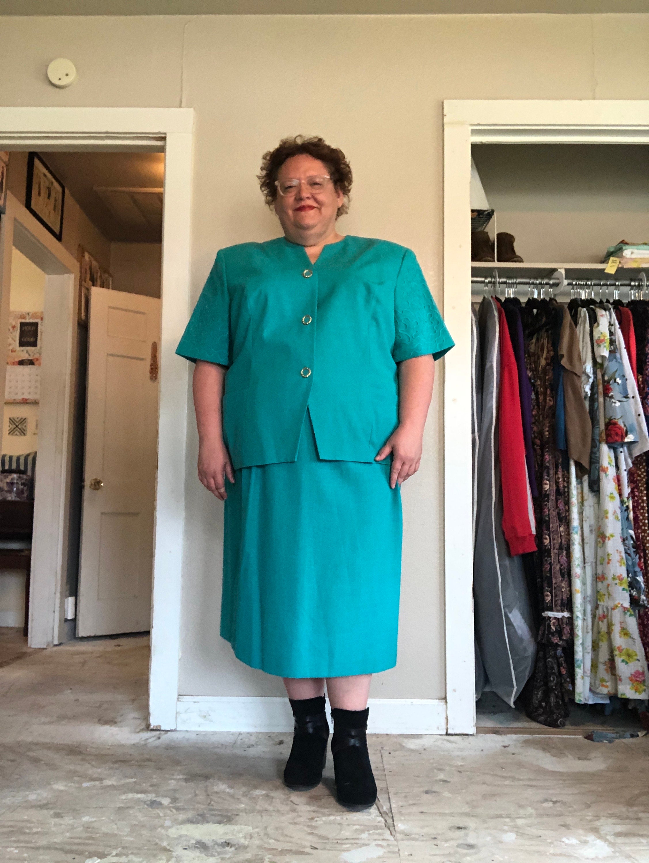Plus Size Women Church Suits Etsy UK