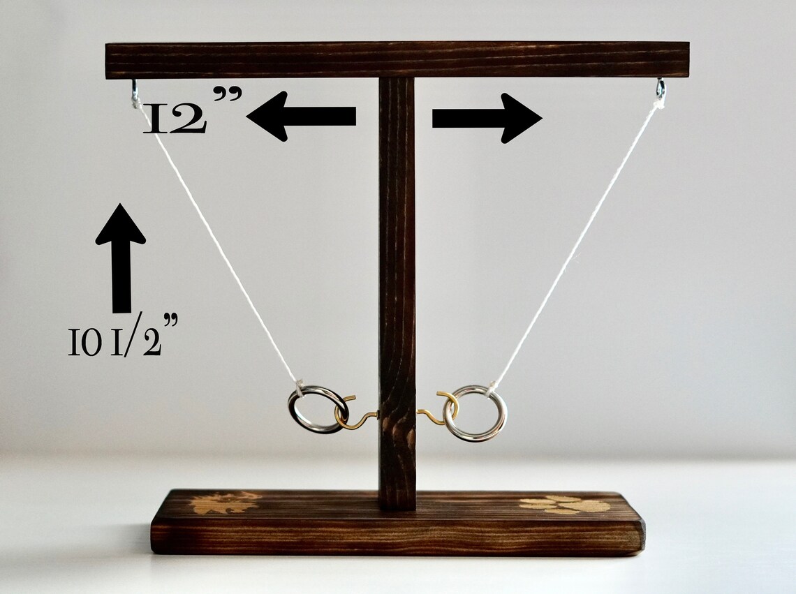 Table Top RIng Toss/Personalized/Bar game/drinking game/ Etsy