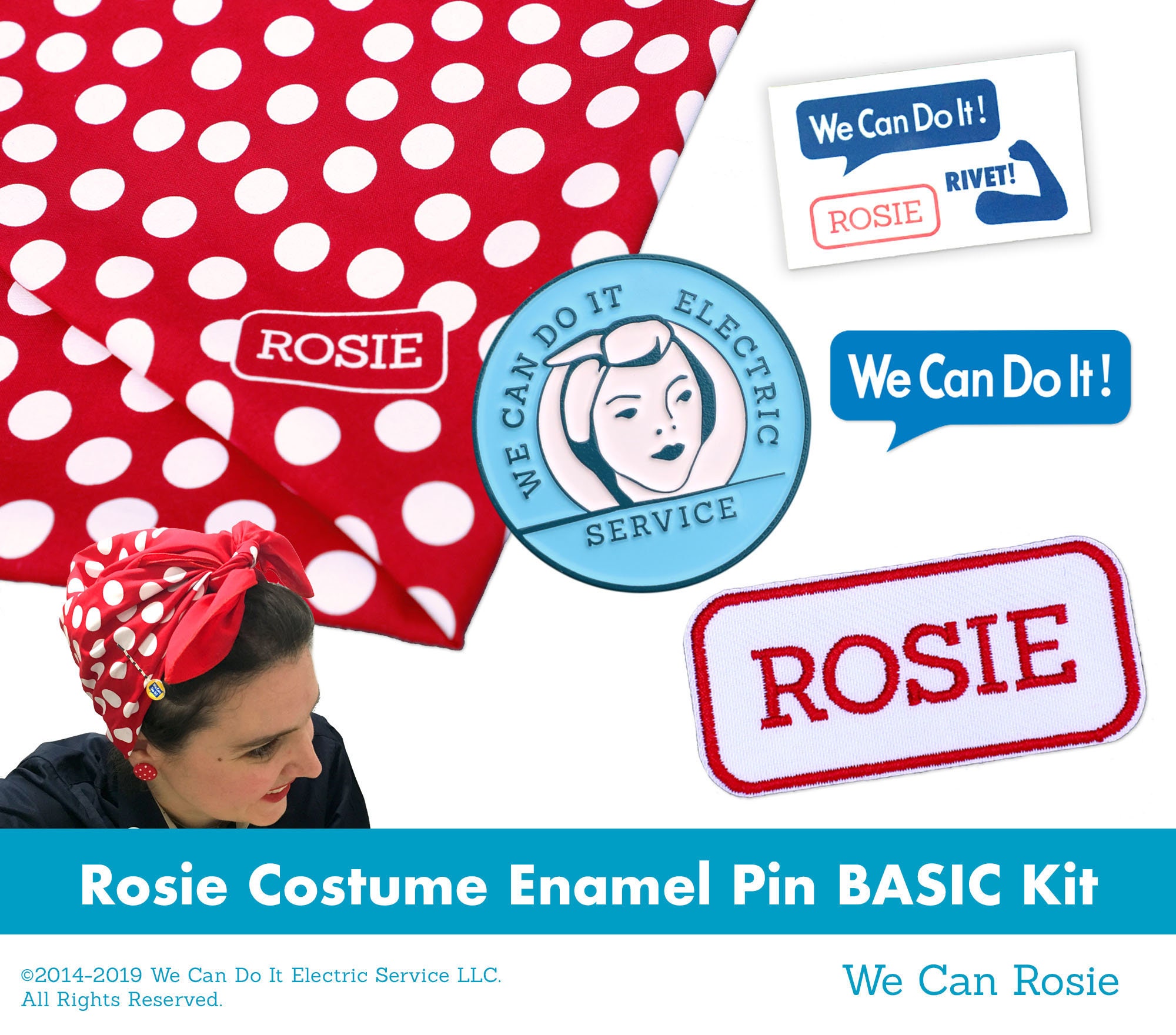 Costume Rosie the Riveter Kit