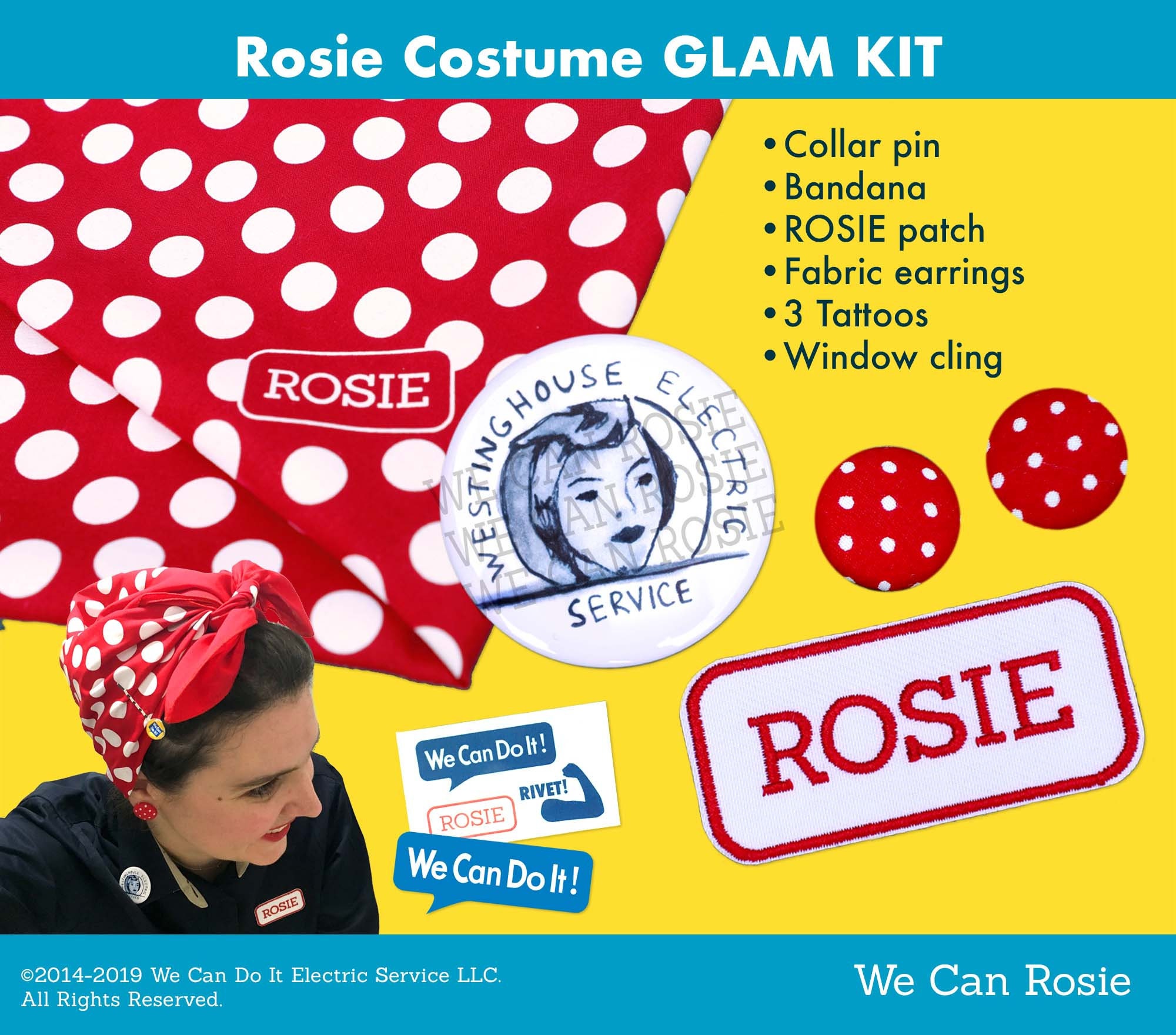 Rosie the hotsell riveter earrings
