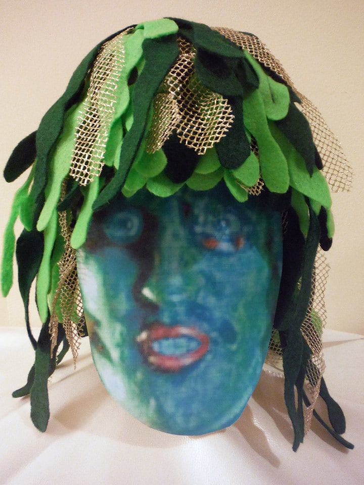 Old Gregg Inspired Wig, Green Seaweed Hair, Cult Halloween Costume 
