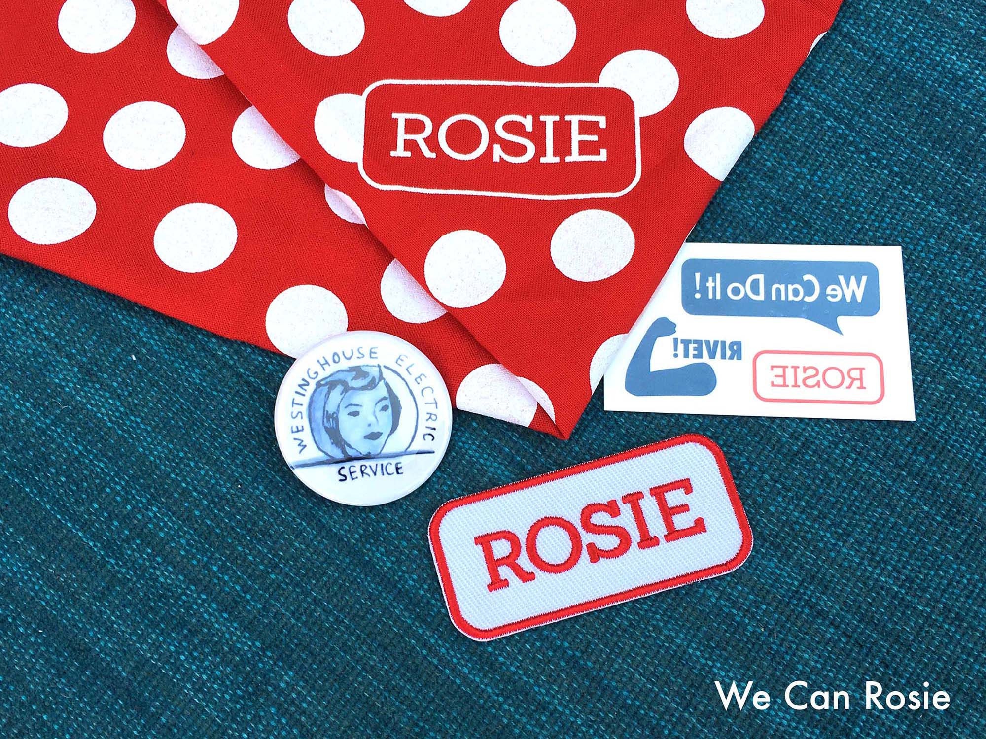Polka Dot Infinity Scarf – Rosie the Riveter Trust