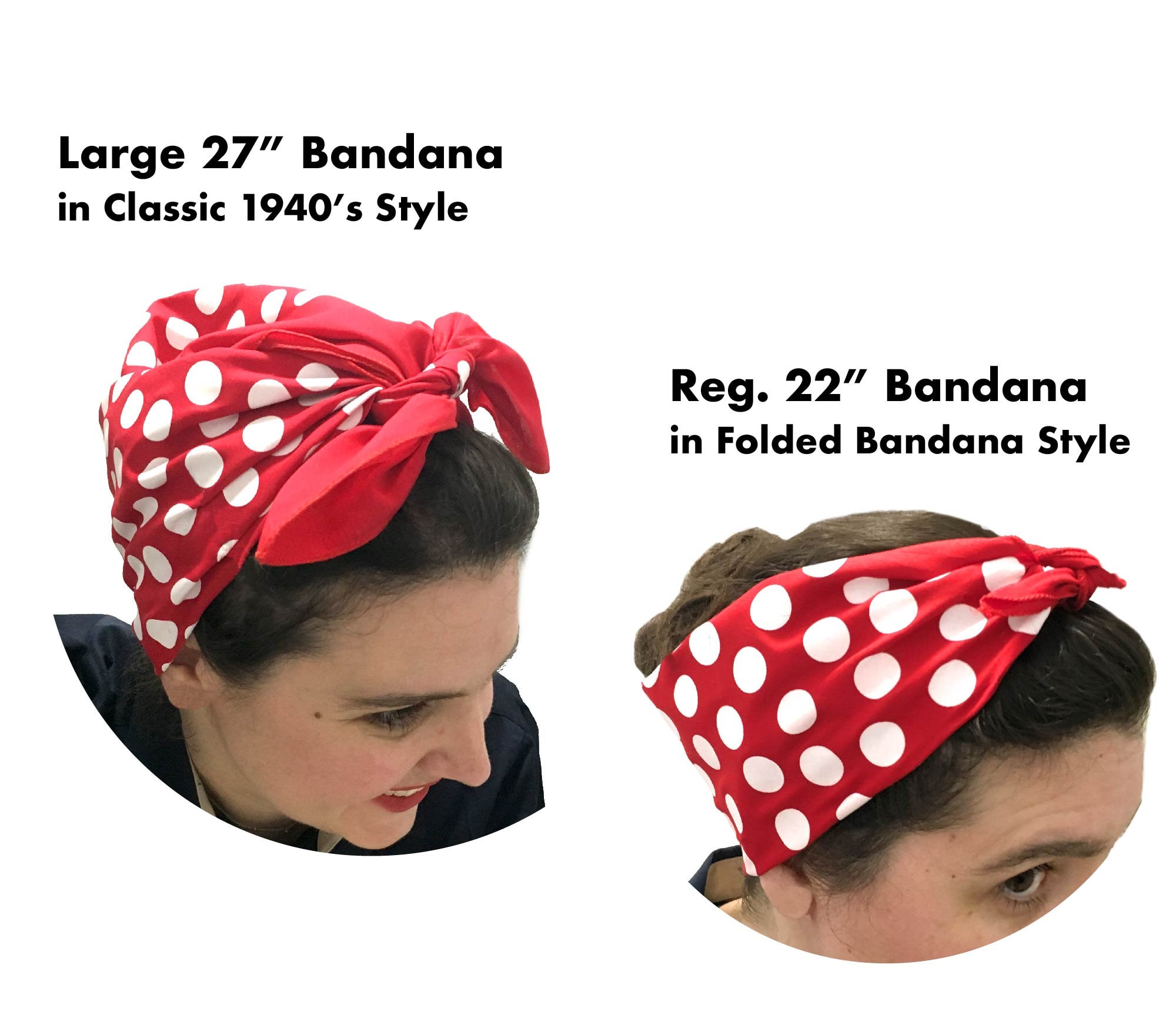 Retro Rosie the Riveter Bandana Style