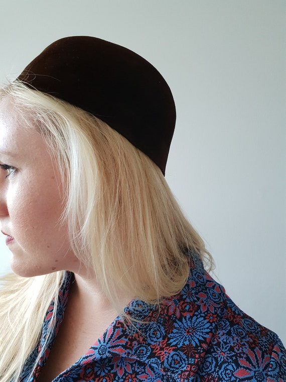 Vintage Brown Women's Calot Hat