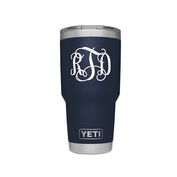 monogrammed yeti tumbler