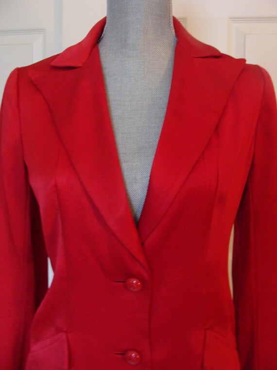 Vintage 70’s Valentino Boutique Form Fitting Jacke
