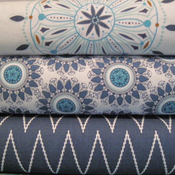 Riley Blake Fabrics Bundle-Half Yard Bundle-Modern Blue