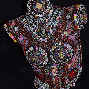Frida/Day of Dead Female Mannequin Torso