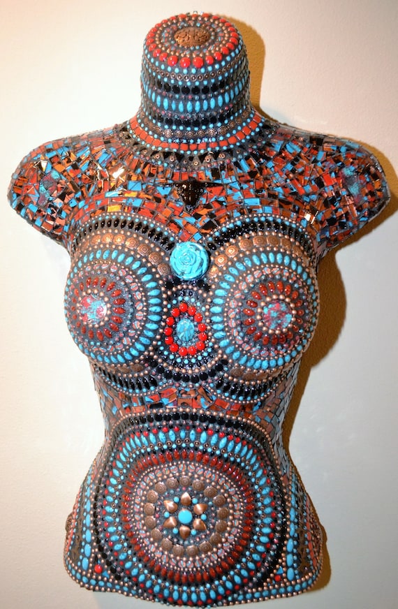 Southwestern Themed Female Mannequin Torso | Etsy