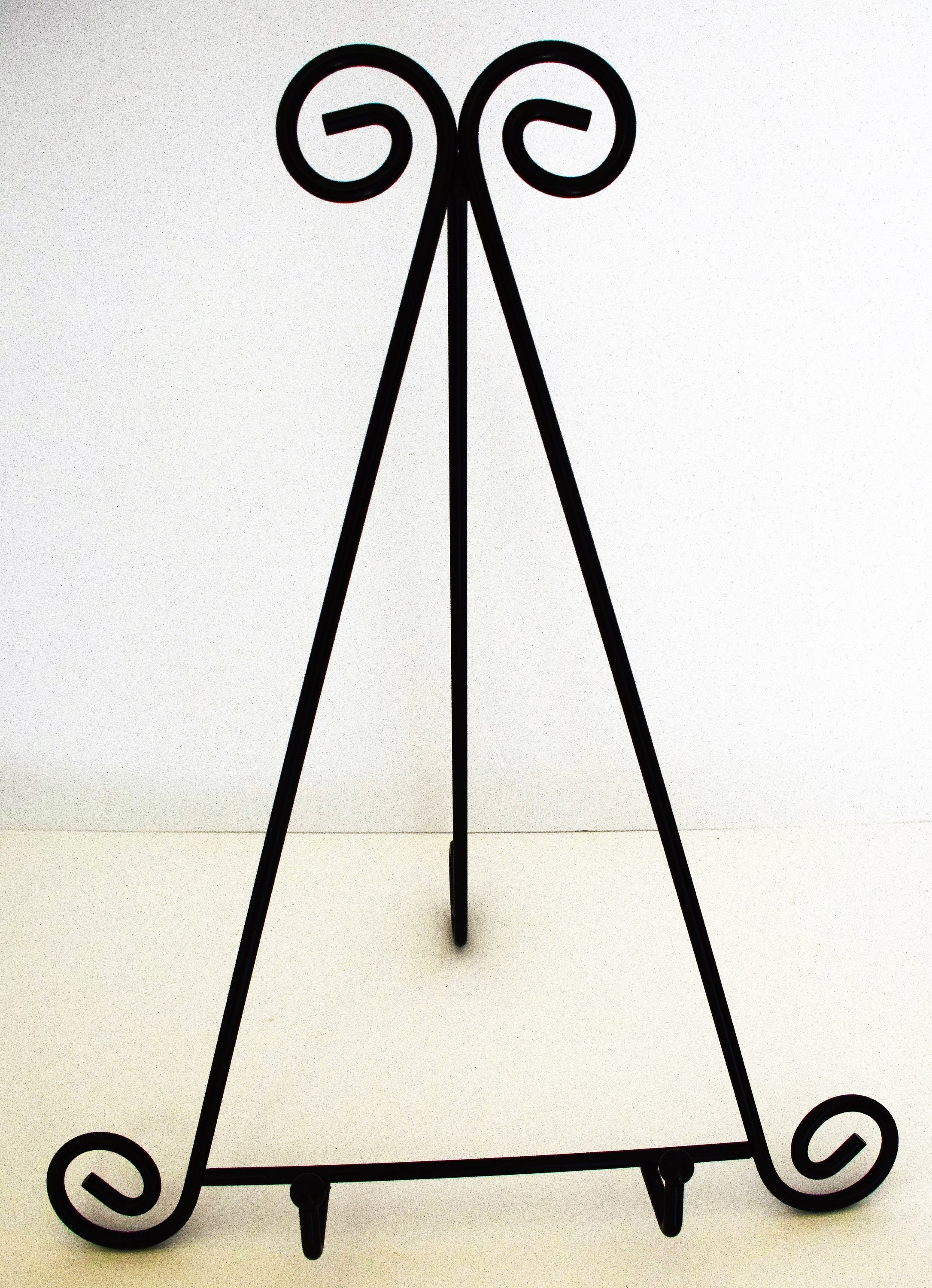 16 Wrought iron black metal easel to display handmade Etsy