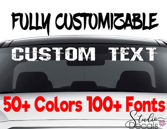 Window decals  Custom window stickers online