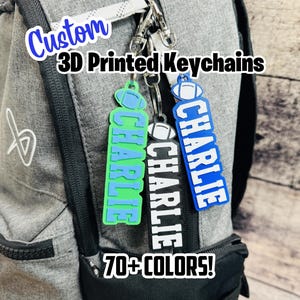 Custom 3D Printed Keychain - Football Keychain - Football Team Gifts - Team Keychain - Sports Gifts - Custom Keychain - Bag Tag FOOTBALL