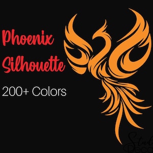 Phoenix Bird Car Decal for Women and Girls, Phoenix Window Decal, Yeti Mug Decal, Laptop Sticker Hunter Girl Decal Bird Car Decal