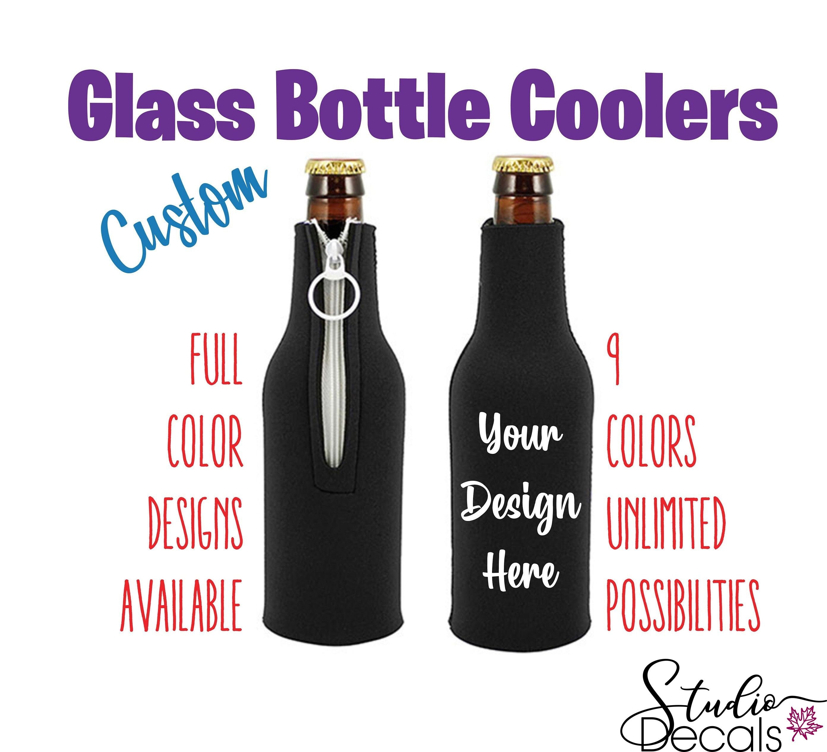 Insulated Zipper Bottle Cooler Koozies - Set of 2 » Made In Michigan