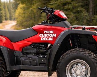Benutzerdefinierte ATV Vinyl Aufkleber - Geländewagen Aufkleber - ATV Aufkleber - Atv Aufkleber - Aufkleber für ATV - Benutzerdefinierte Geländewagen Aufkleber