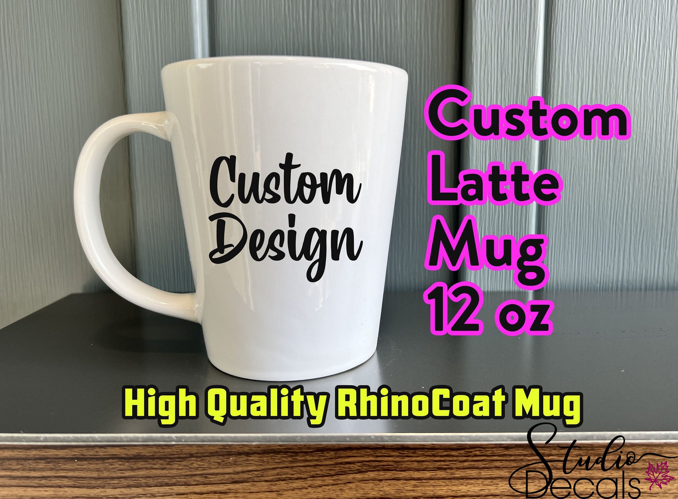 12 oz. Latte Mug - Item #MC1200 -  Custom Printed  Promotional Products