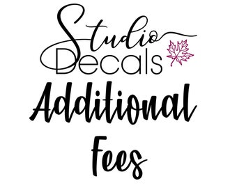 Additional Fee for Larger Sizing