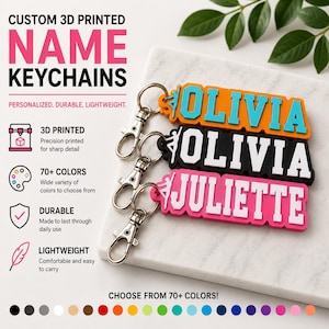 Custom 3D Printed Keychain - Dance Team Keychain - Dance Team Gifts - Dance Keychain Sports Gifts  Custom Keychain Bag Tag DANCE