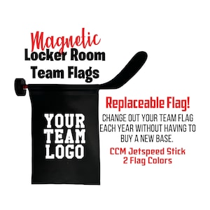 Custom Magnetic Team Locker Room Door Flag - Hockey Team Flag - Change Room Flag - Hockey Door Flag - Team Door Flag - Hockey Flags