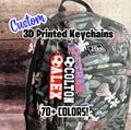 Custom 3D Printed Keychain - Soccer Keychain - Soccer Team Gifts - Team Keychain - Sports Gifts - Custom Keychain - Custom Bag Tag SOCCER product logo