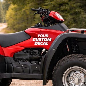 Custom ATV Vinyl Decals - All Terrain Vehicle Decals - ATV Stickers - Atv Decals - Decals for ATV - Custom All Terrain Vehicle Stickers