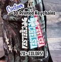 Custom 3D Printed Keychain - Cheer Keychain - Cheer Team Gifts - Cheerleader Keychain Sports Gifts  Custom Keychain Bag Tag BOW product logo