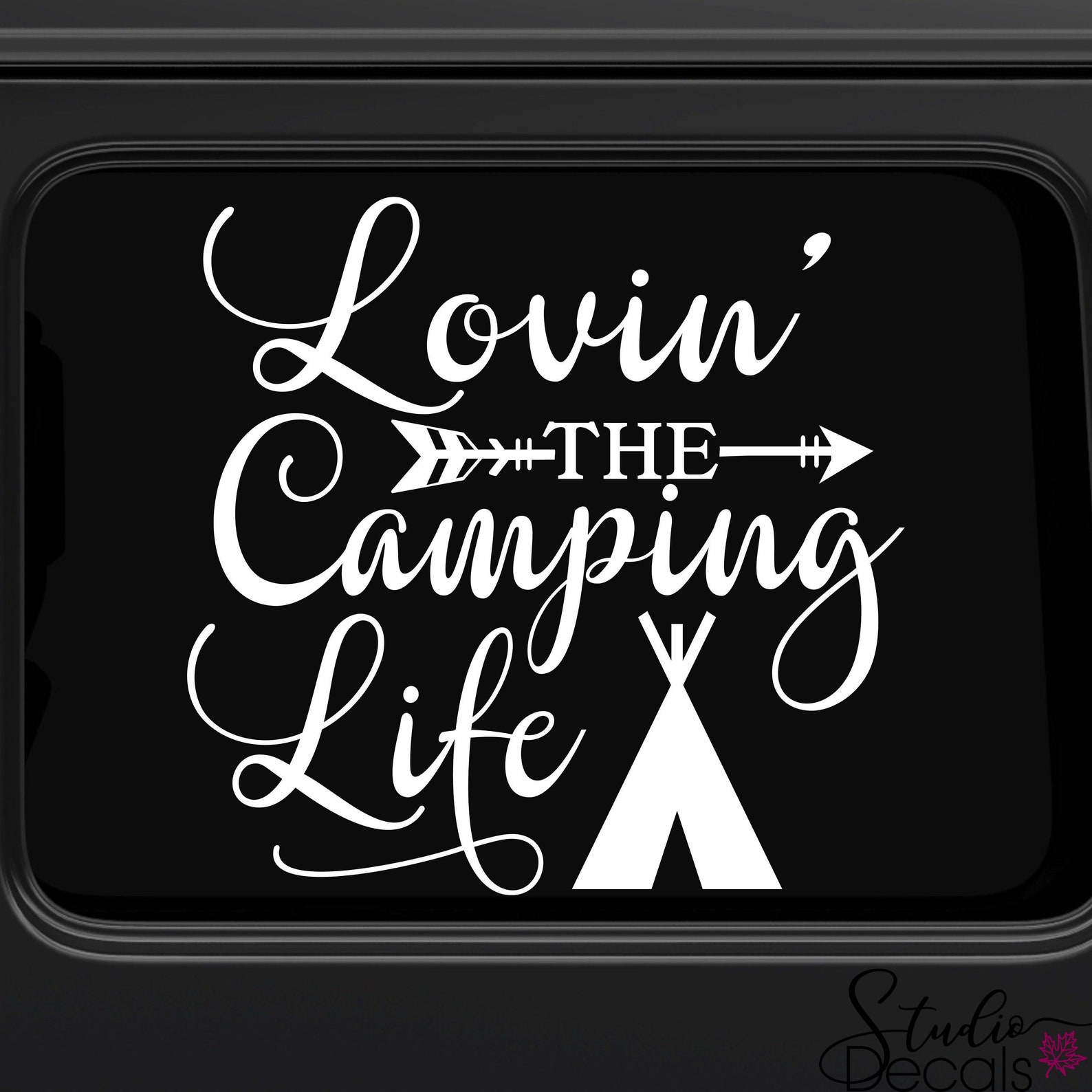 Camping Life Window Decal Camping Decal Camping Sticker Etsy