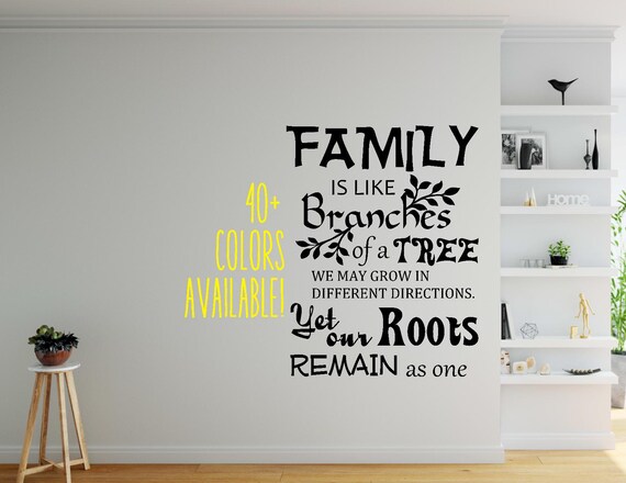 Family Roots Tree Wall Decal Decor Nursery - Family Tree Wall Decor Family Roots Tree Wall Decal Decor Nursery - Family Tree Wall Decor