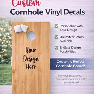 Kundenspezifische Cornhole Toss Aufkleber Cornhole Spiel Aufkleber Sitzsack Tosss Abziehbilder Sitzsack Spiel Aufkleber Kundenspezifische Cornhole Abziehbilder Kundenspezifische Corn Hole Sitzsack