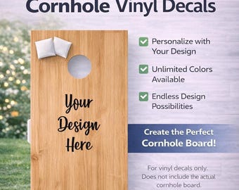 Custom Cornhole Toss Decals Cornhole Game Decals Bean Bag Tosss Decals Bean Bag Game Decals Custom Cornhole Decals Custom Corn Hole Beanbag
