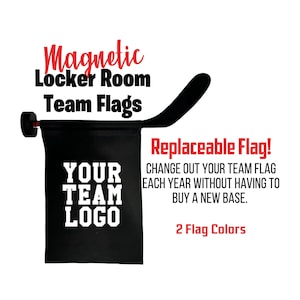 Custom Magnetic Team Locker Room Door Flag - Hockey Team Flag - Change Room Flag - Hockey Door Flag - Team Door Flag - Hockey Flags