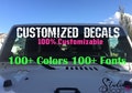 Custom Decals for Jeep Wrangler Body Decals Car Truck Window Stickers Windshield Decal Custom Car Decal Company Name Decals Personalized