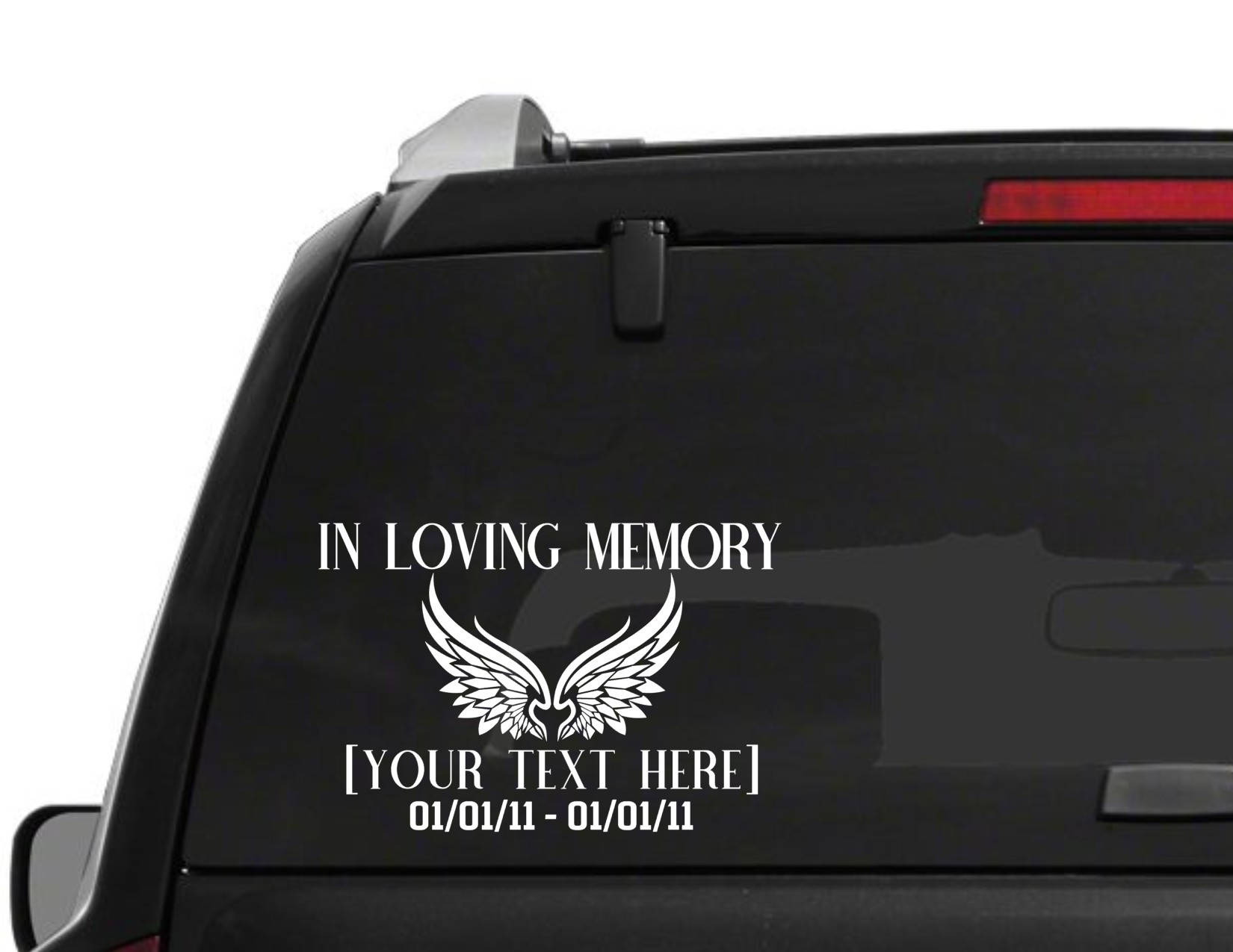 In Loving Memory of Car Decal Memorial Decal for Family and Etsy