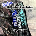 Custom 3D Printed Keychain - Hockey Keychain - Hockey Team Gifts - Team Keychain - Sports Gifts - Custom Keychain - Custom Bag Tag HOCKEY product logo