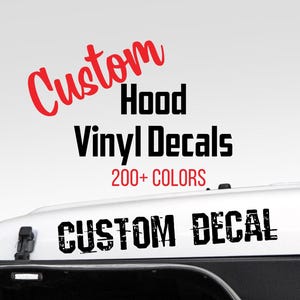 Custom Hood Decals for Jeep SUV Decals SUV Hood Decal Body Decals Car Truck Window Custom Stickers Windshield Decal Custom Car Decal Company