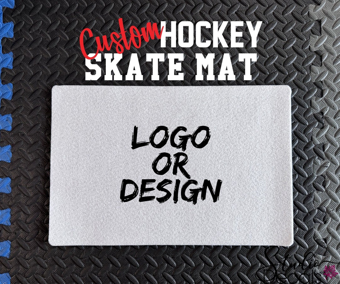 Custom Hockey Skate Mat Custom Skating Mat Customizable Etsy Canada