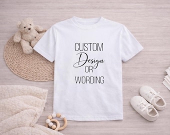 Custom Infant & Toddler T-Shirt - Multiple Sizes and Colors Available