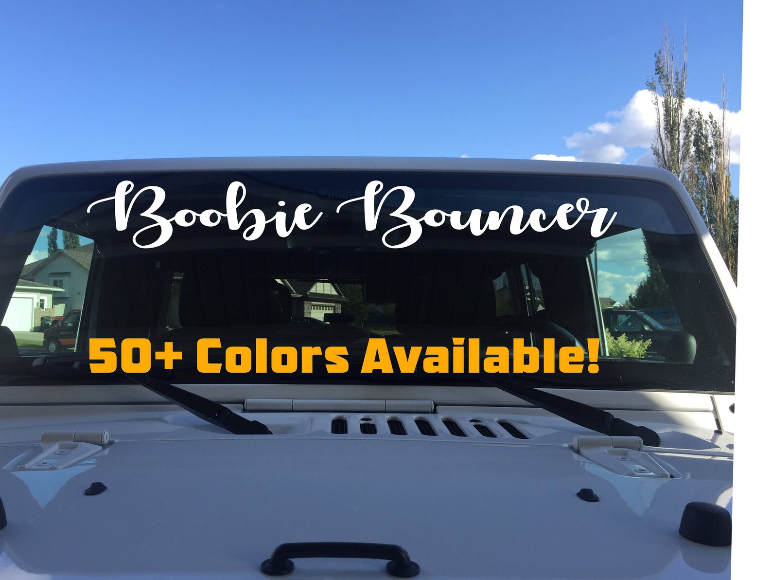 Boobie Bouncer Jeep Wrangler Gladiator Rubicon Decal Sticker 21