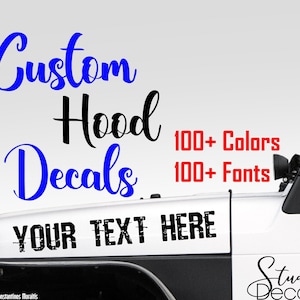 Custom Hood Decals for Jeep SUV Decals SUV Hood Decal Body Decals Car Truck Window Custom Stickers Windshield Decal Custom Car Decal Company